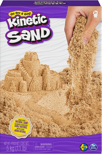 Kinetischer Sand Kinetic Sand 5 kg brauner flüssiger Sand ...