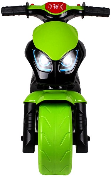 Futóbicikli Motorkerékpár zöld-fekete Képernyő
