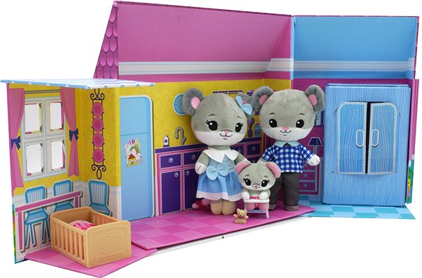 Figuren Tiny Tukkins - Deluxe Plush Play House Set mit 3 Plüschtieren und Zubehör Screen