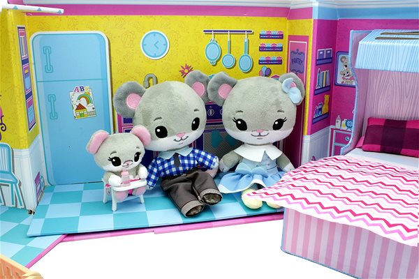 Figures Tiny Tukkins - Deluxe house and 3 stuffed animals with accessories Features/technology