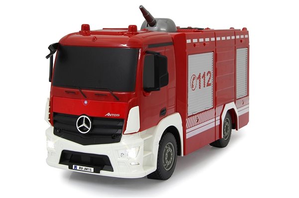 Remote Control Car Jamara Firefighter truck Mercedes-Benz Antos 1:26 ...