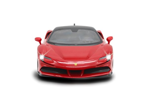 Távirányítós autó Jamara Ferrari SF90 Stradale 1:14  2,4 GHz, piros Képernyő