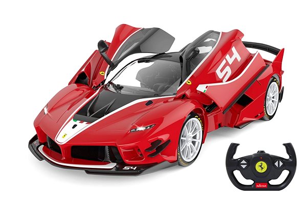 Távirányítós autó Jamara Ferrari FXX K Evo 1:14, 2,4G A, kézzel nyitható ajtók, piros Lifestyle