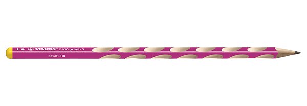 Bleistift STABILO EASYgraph S Schulset Pink L Bleistift mit Spitzer und Radiergummi ...