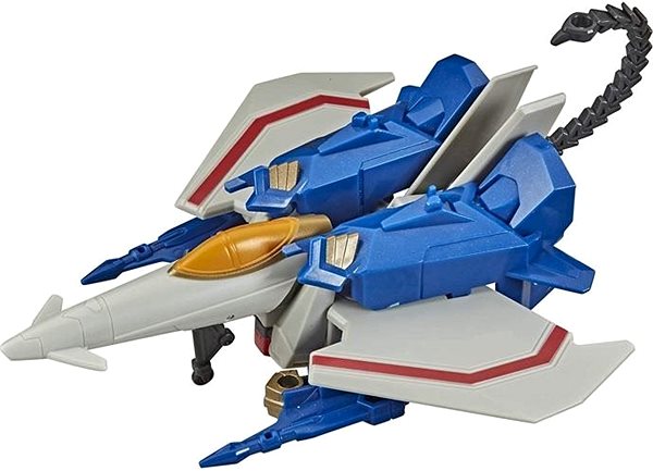 Figure Tranformers Cyberverse Trooper class 6-8 Steps of Starscream Transformation Lateral view