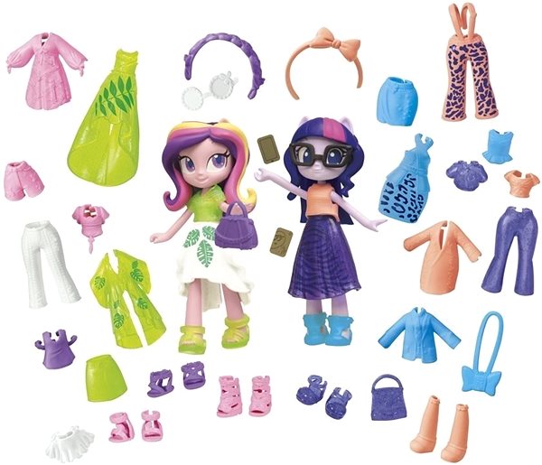 Figure My Little Pony Equestria girls - Best Friends Package content