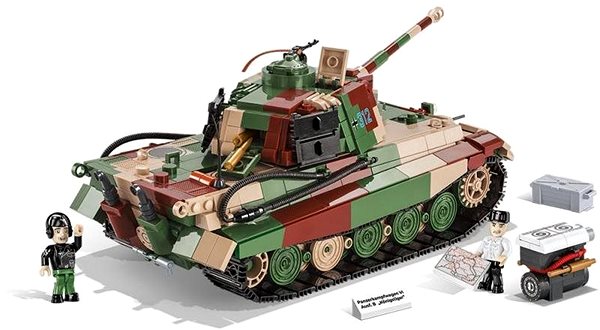 Stavebnice Cobi Panzer VI Tiger Ausf. B Konigstiger Zadní strana