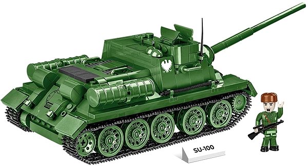 Bausatz Cobi Modellbausatz Russischer SU 100 Panzer Rückseite
