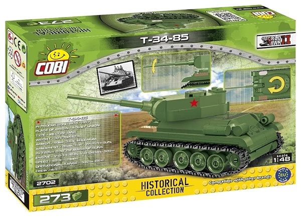 Stavebnica Cobi Tank T-34/85 Obal/škatuľka