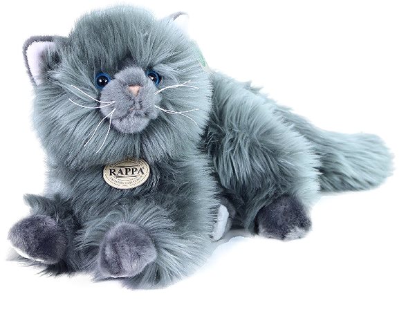 Plyšová hračka Rappa plyšová perzská mačka sivá 30 cm Eco-friendly ...