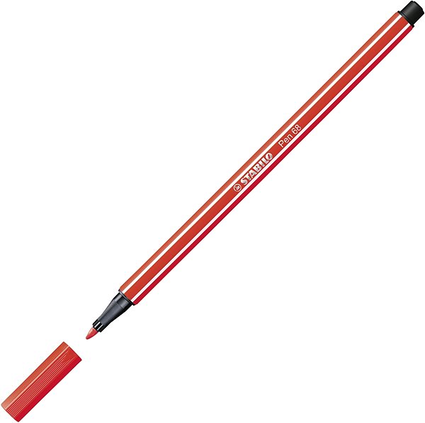 Fixky STABILO Pen 68, 6 ks, puzdro Vlastnosti/technológia