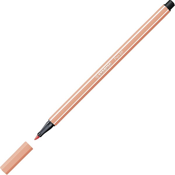 Fixky STABILO Pen 68 Pastel, 8 ks, puzdro Vlastnosti/technológia