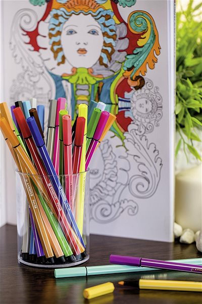 Filctoll STABILO Pen 68 8 db tok új színek Lifestyle