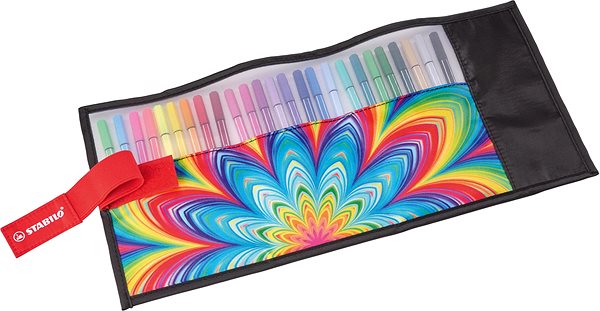 Fixky STABILO Pen 68, 25 ks, rollersada  „ARTY“ Vlastnosti/technológia