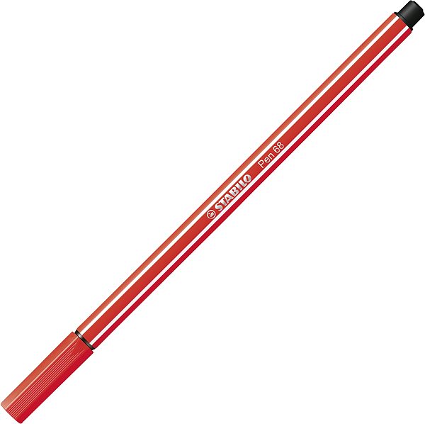 Filzstifte STABILO Pen 68 in Metallbox - 10 Farben Seitlicher Anblick