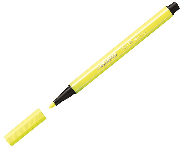 Fixky STABILO point 88 Mini/Pen 68 Mini, neón, 8 ks, puzdro Vlastnosti/technológia