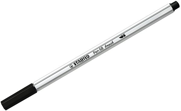 Filzstifte STABILO Pen 68 Stifte Metall-Etui 25 Farben Seitlicher Anblick