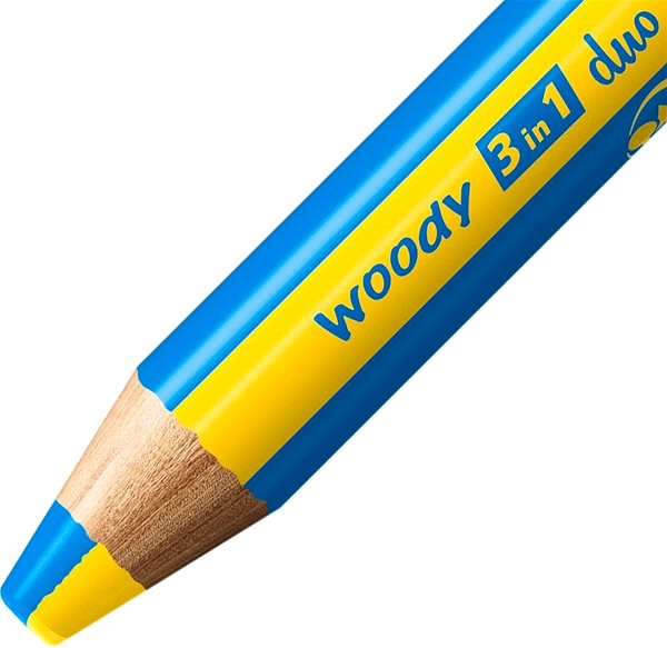Színes ceruza STABILO woody 3 az 1-ben duo 10 db tok hegyezővel ...