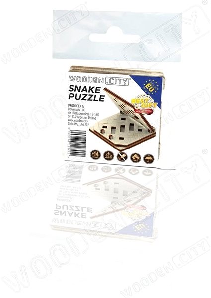 3D Puzzle Pocket Game Snake Packaging/box