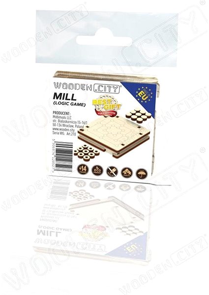 3D Puzzle Pocket Game Mill Packaging/box