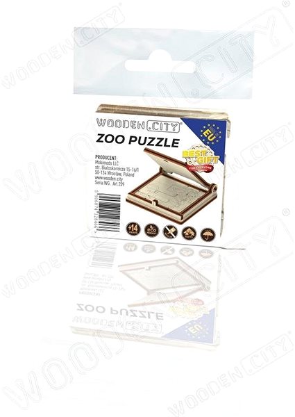 3D Puzzle Pocket Game ZOO puzzle Packaging/box