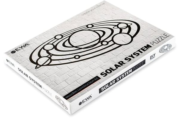3D Puzzle Ewa Eco-Wood-Art Wall puzzle Solar System Packaging/box