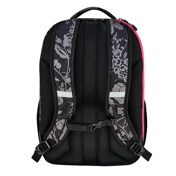 School Backpack School backpack be. bag 2-Flowers Back page
