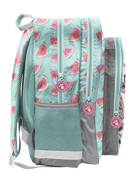 School Backpack Backpack Studio Pets Cat PTO-090 Lateral view