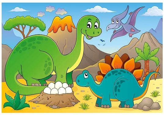 Puzzle Dino dinoszauruszok 48 puzzle ...