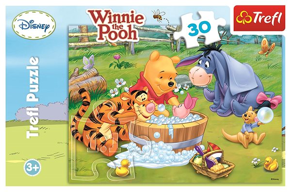 Puzzle Trefl Puzzle Winnie the Pooh Das Schweinchen badet 30 Teile ...