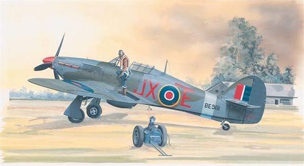 Model lietadla Model Model Hawker Hurricane MK.II HI TECH 1:72 ...