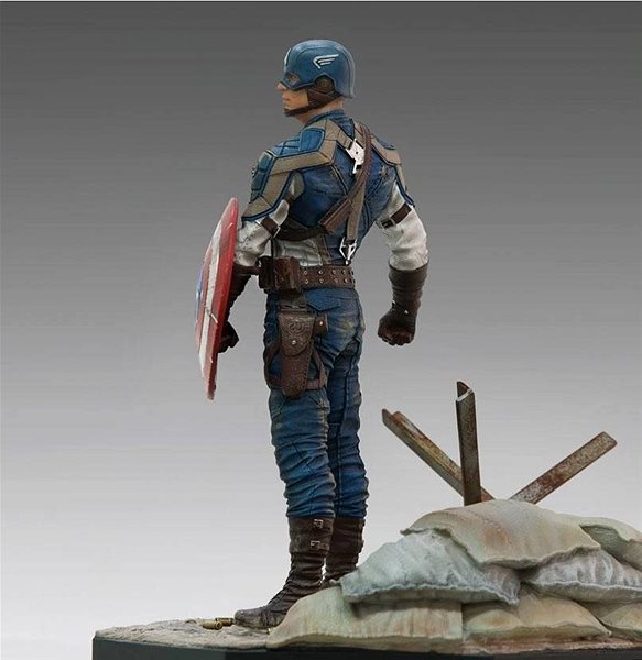 Figur Marvel - Captain America 1st Avanger - BDS Art Scale 1/10 Seitlicher Anblick