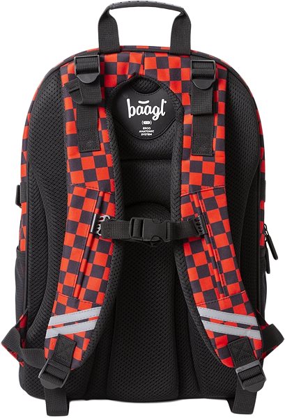 Iskolatáska BAAGL Skate TERIBEAR Hátoldal