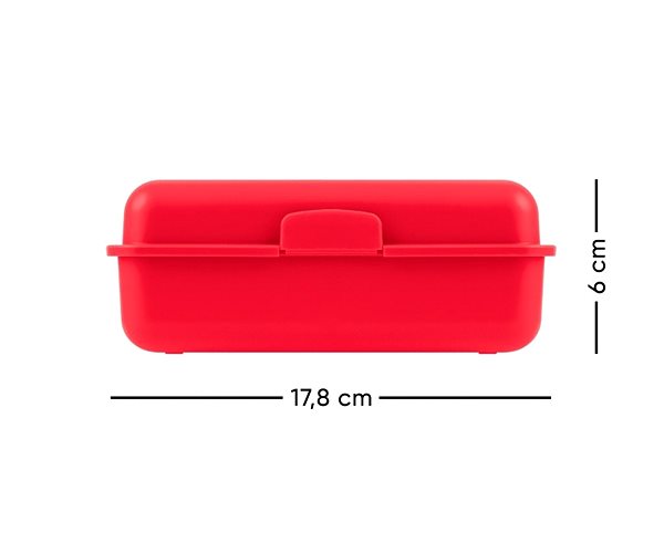 Lunchbox BAAGL Teribear Knabberkasten Technische Zeichnung