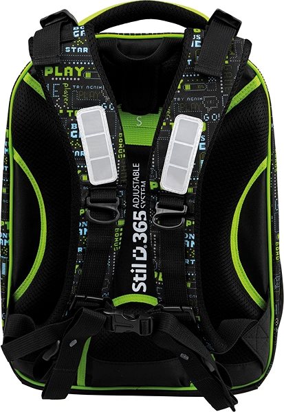 School Backpack Stil School Backpack Game Back page