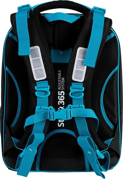 School Backpack Stil School Backpack Indian blue Back page