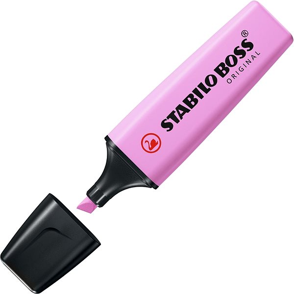 Zvýrazňovač STABILO BOSS ORIGINAL pastelový ružovo-fialový Vlastnosti/technológia