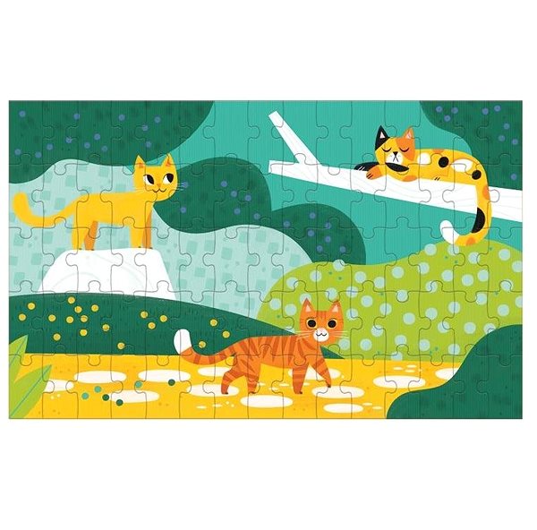 Puzzle Magické puzzle – Veľké a malé mačky (75 ks) ...
