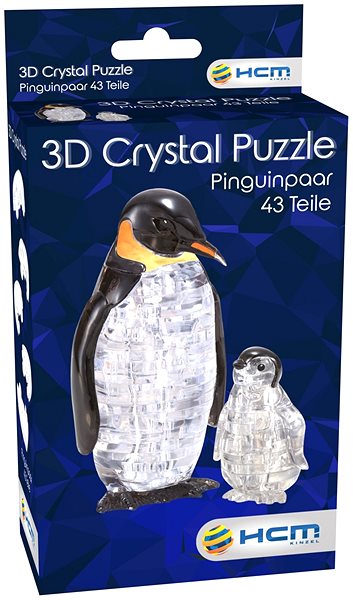 3D Puzzle 3D Crystal Puzzle Penguins 43 pieces ...