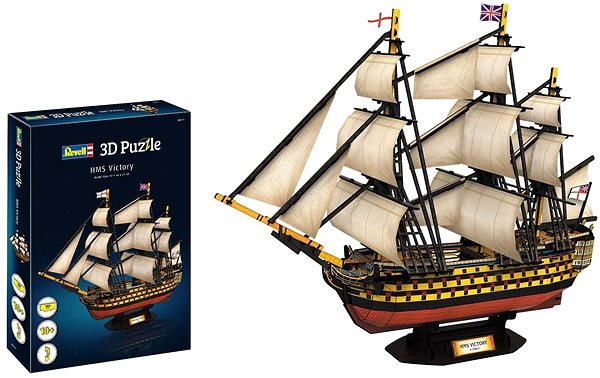 3D puzzle 3D Puzzle Revell 00171 – HMS Victory Screen