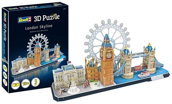 3D puzzle 3D Puzzle Revell 00140 – London Skyline Screen