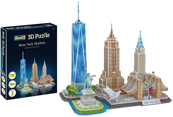 3D Puzzle 3D Puzzle Revell 00142 - New York Skyline Screen