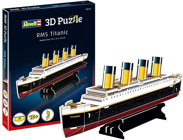 3D Puzzle 3D Puzzle Revell 00112 - Titanic Package content
