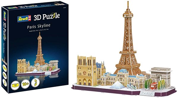 3D Puzzle 3D Puzzle Revell 00141 - Paris Skyline Screen