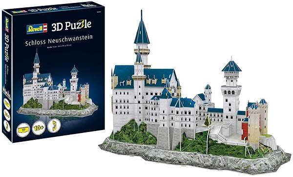 3D puzzle 3D Puzzle Revell 00205 – Neuschwanstein Castle Screen