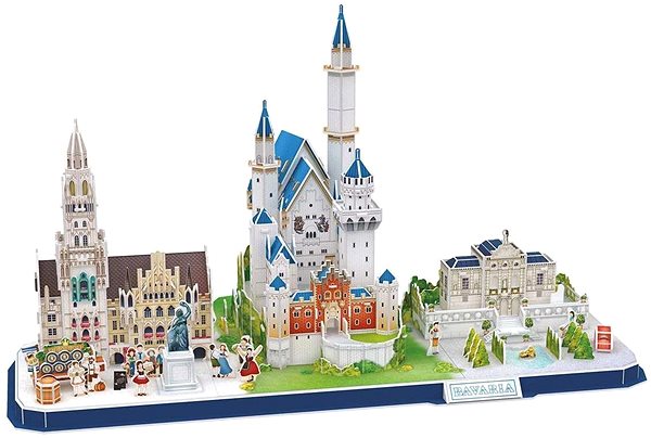3D Puzzle 3D Puzzle Revell 00143 - Bavarian Skyline Screen