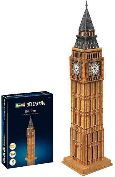 3D Puzzle 3D Puzzle Revell 00201 - Big Ben Screen