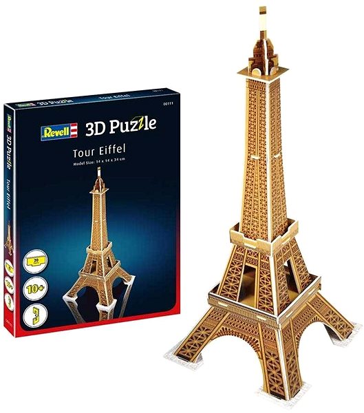 3D Puzzle 3D Puzzle Revell 00111 - Eiffel Tower Package content