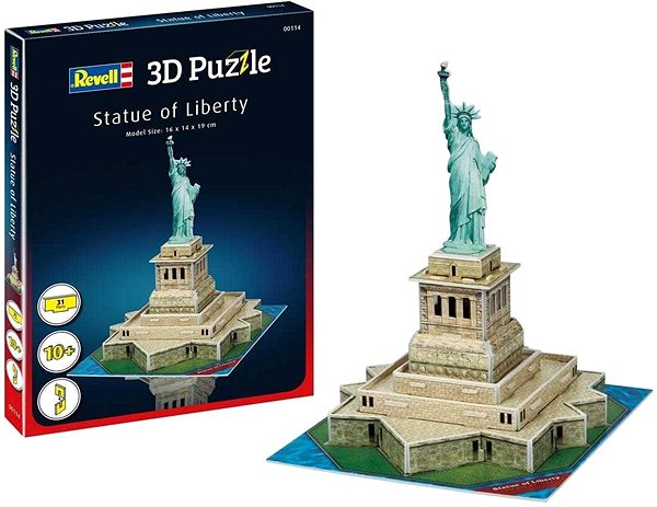 3D puzzle 3D Puzzle Revell 00114 – Statue of Liberty Obsah balenia