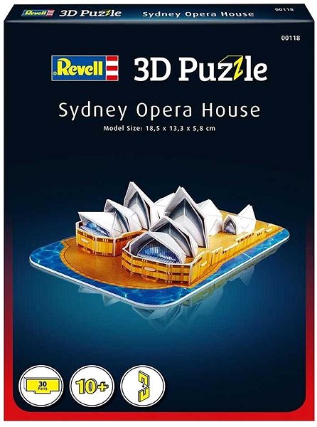 3D Puzzle 3D Puzzle Revell 00118 - Sydney Opera House Packaging/box